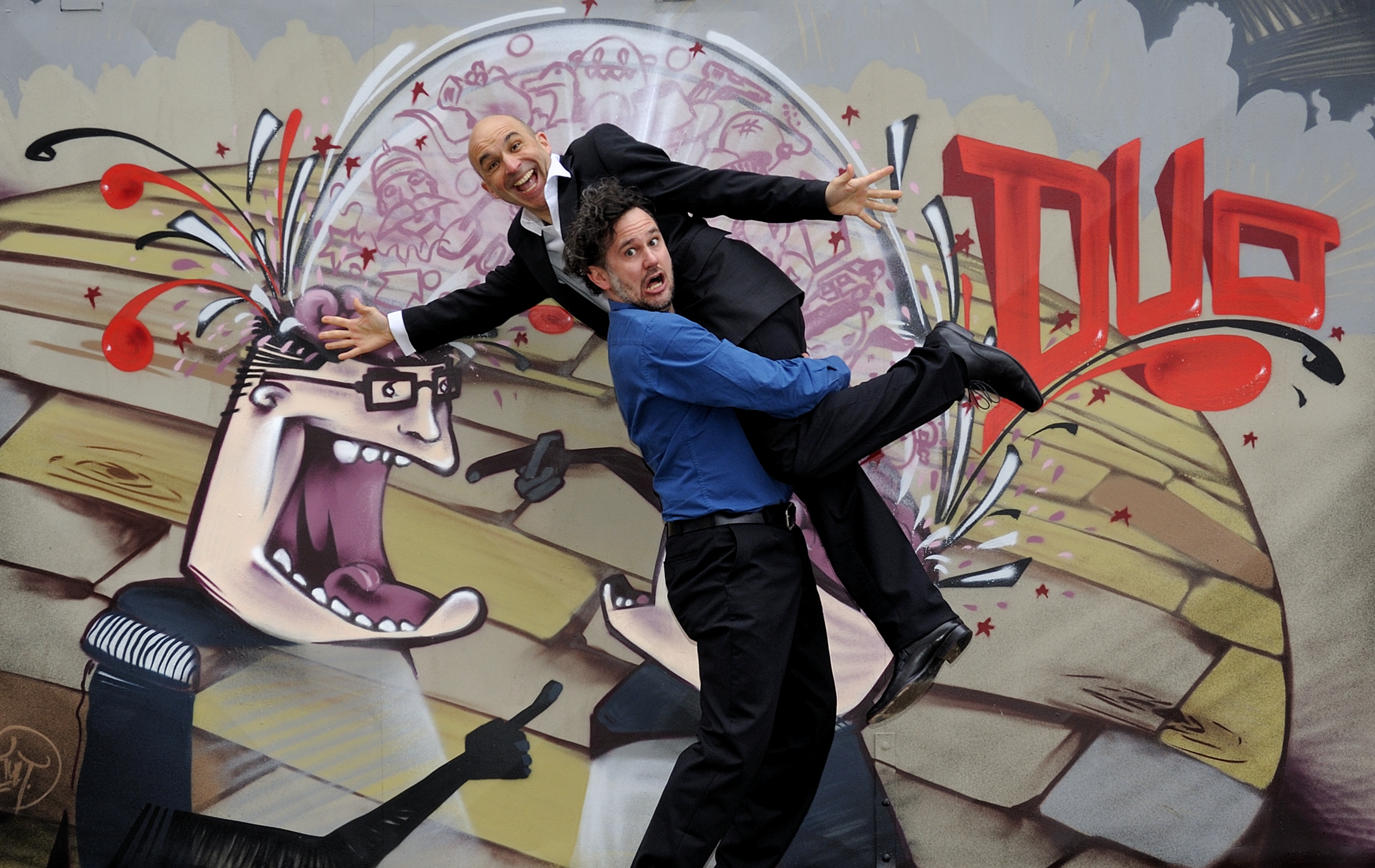 fastfood duo | foto © fastfood theater / volker derlath